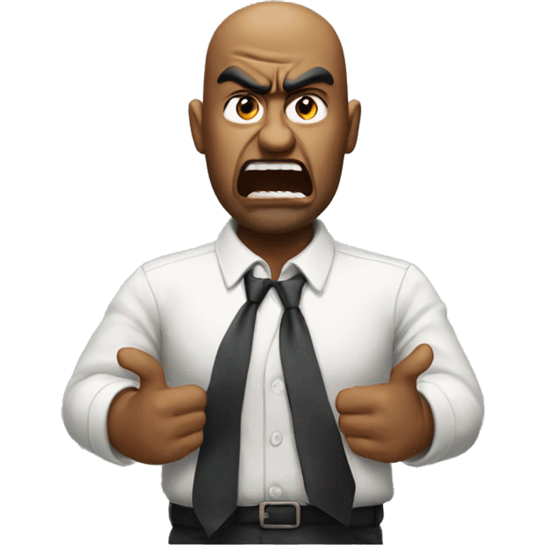 Angry boss emoji