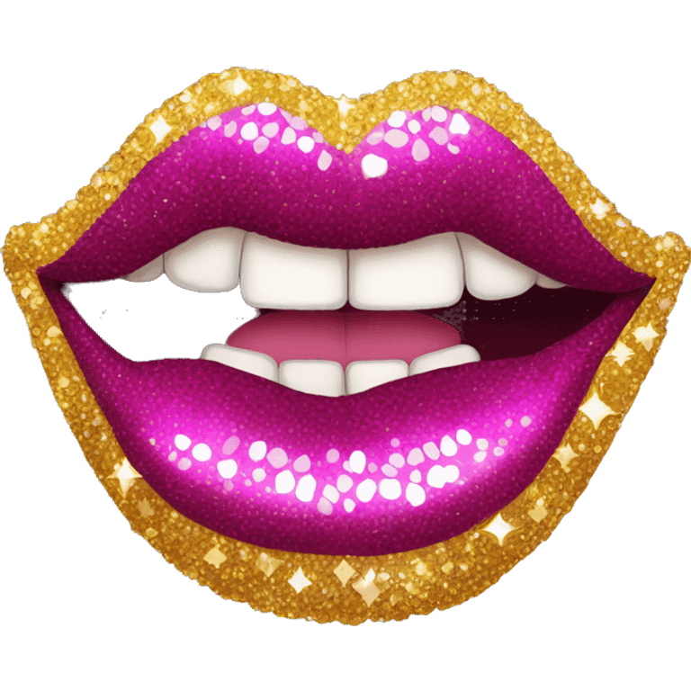 Glittering Lip Jewel emoji