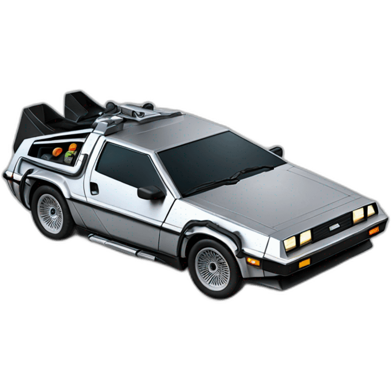 dolorean-car emoji