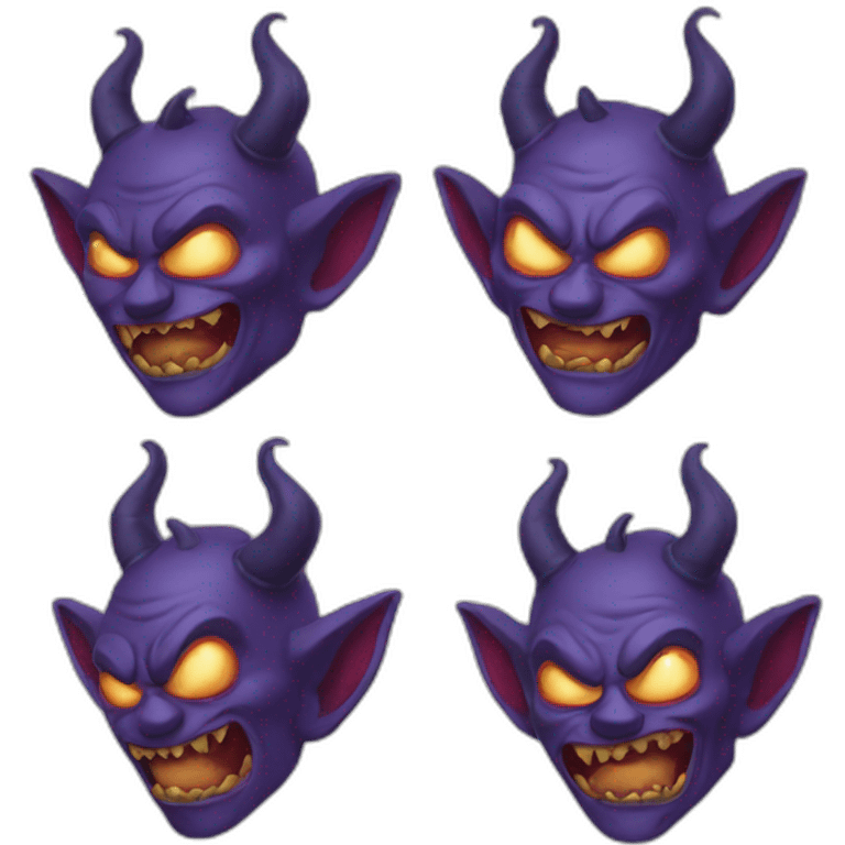 Deux demon emoji