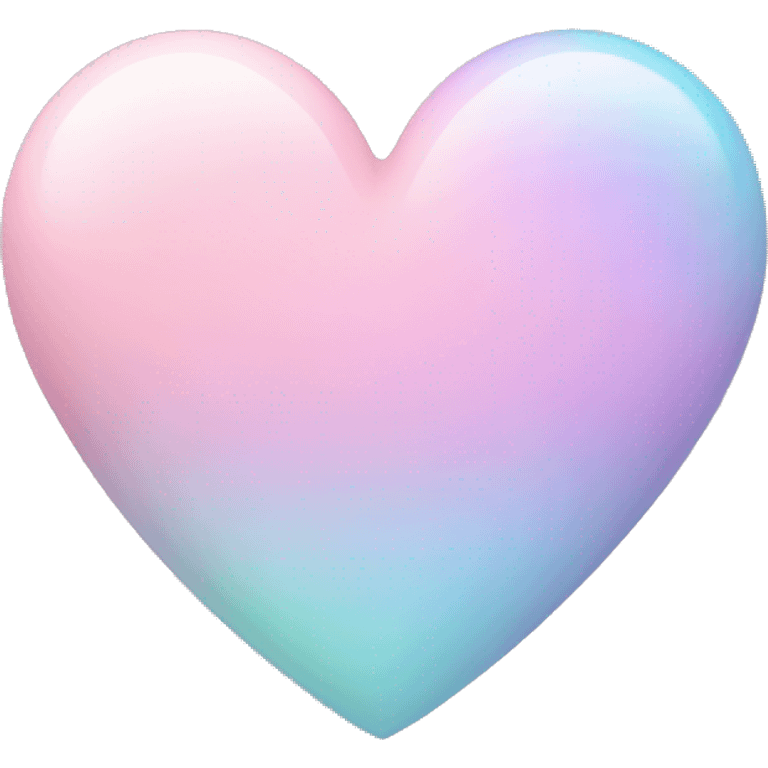 Pastel heart emoji