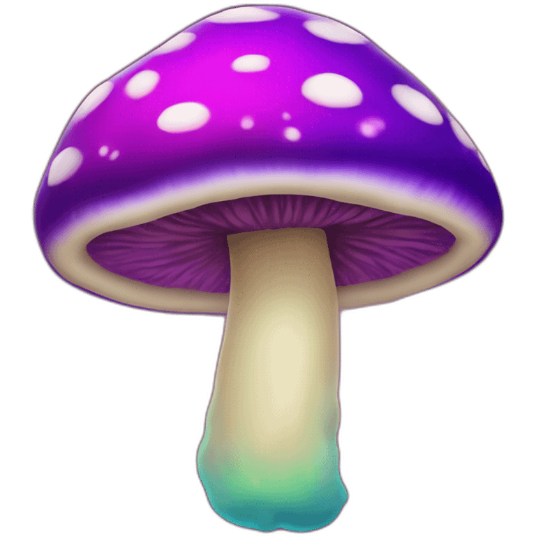 Mushroom psychodelic emoji