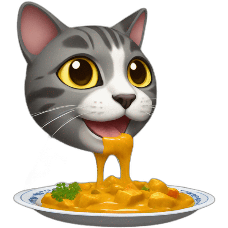 cat-eat-curry emoji