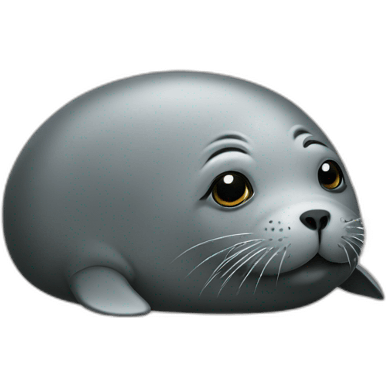 A fat seal emoji