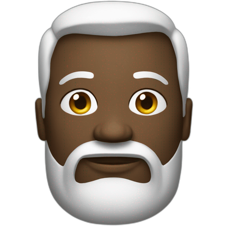 White Mister T emoji