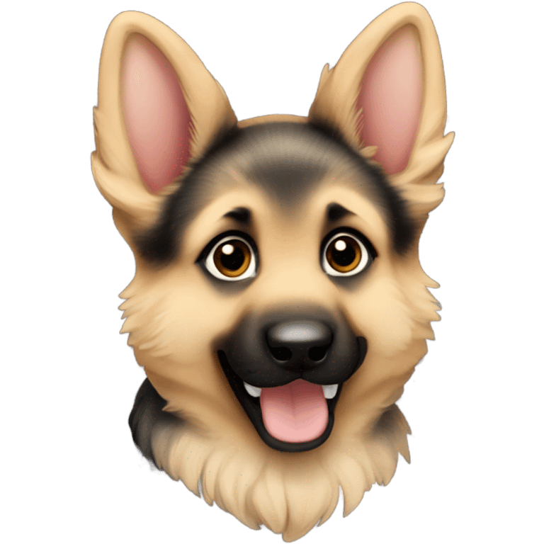 German shepherd puppy emoji