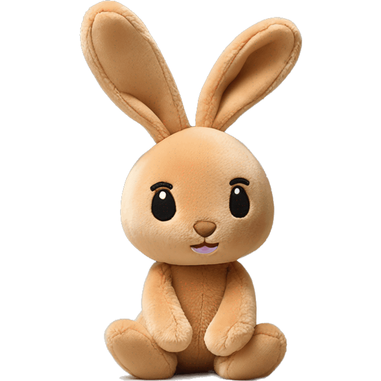 tan bunny jellycat stuffed animal emoji