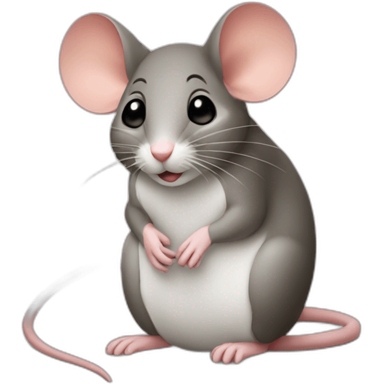 mouse sitting emoji