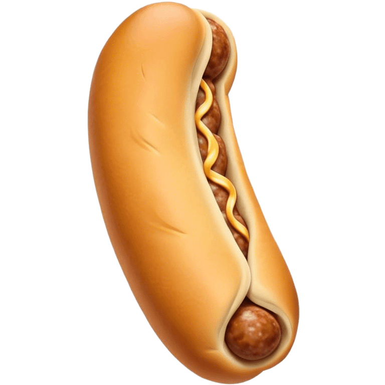 Sausage in dough, Russian  emoji