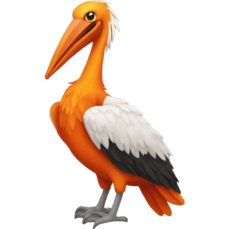 Phoenix + orange Pelican emoji