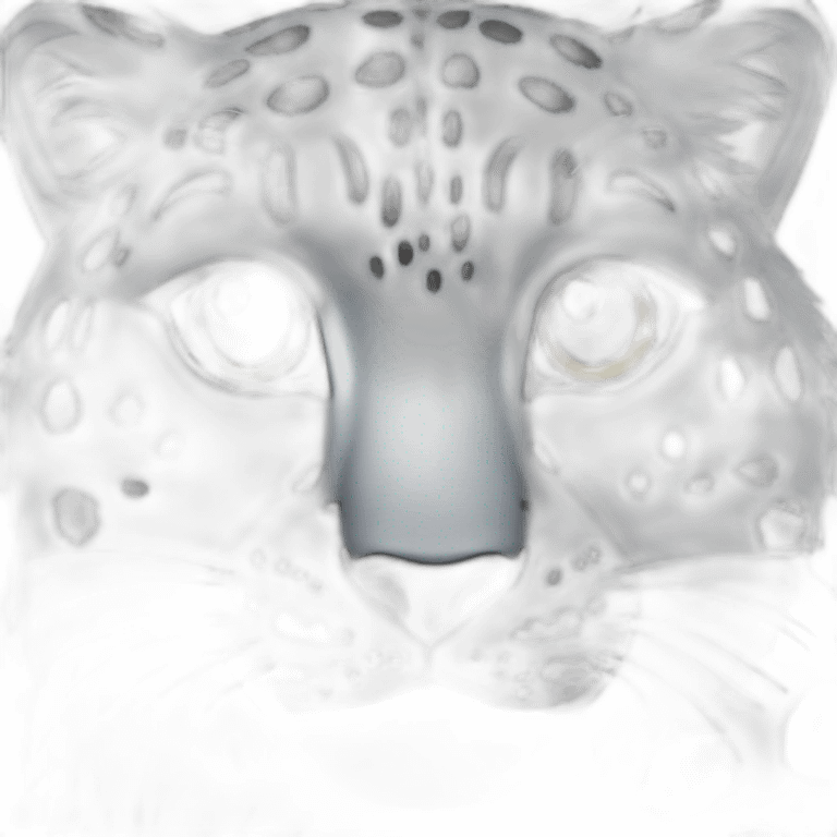 Snow leopard emoji