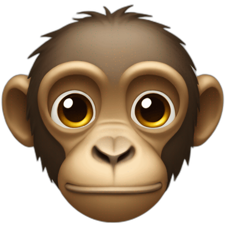 monkey with fade emoji