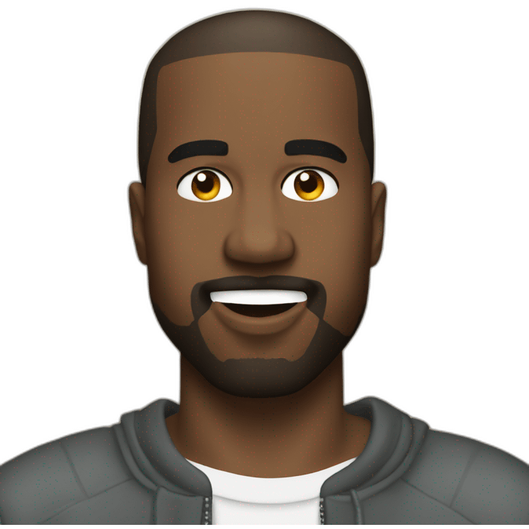 Kanye west happy emoji