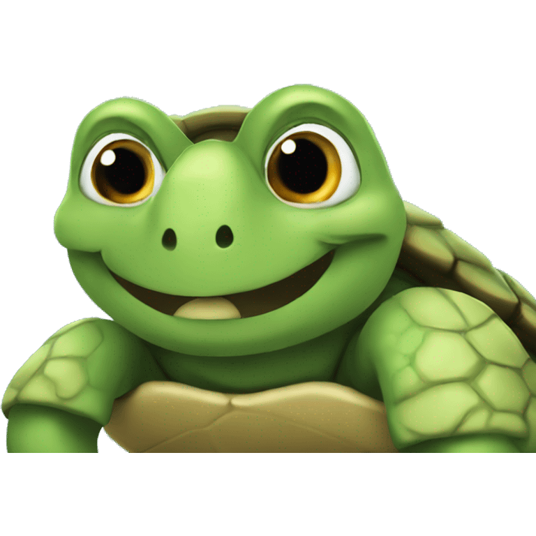 Turtle love emoji