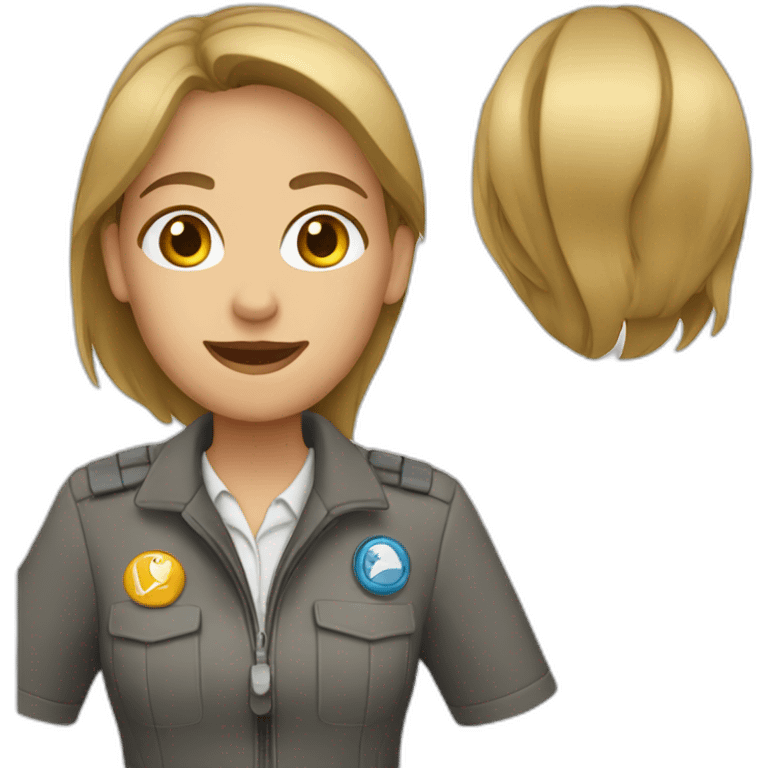 Female tour guide emoji