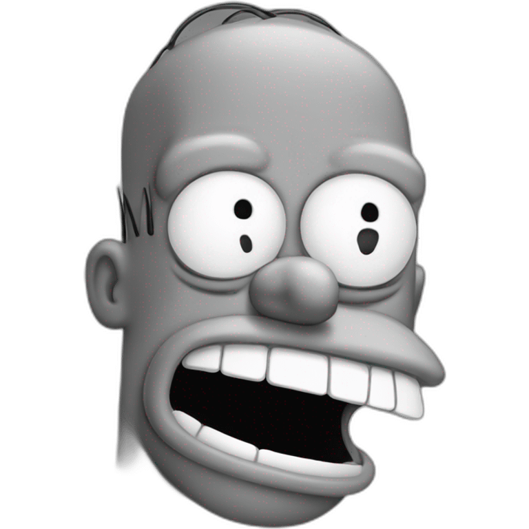 happy homer simpson face emoji