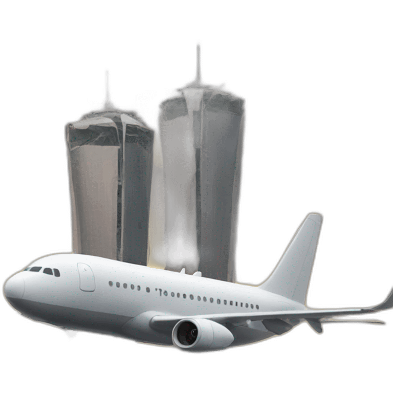 plane-hitting-two-towers emoji