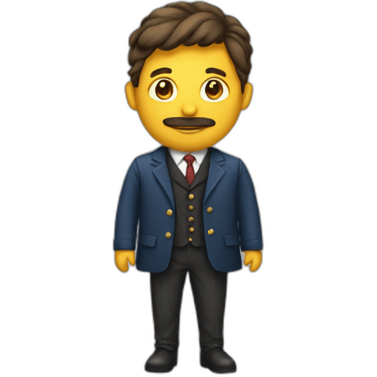 Homme en costume emoji