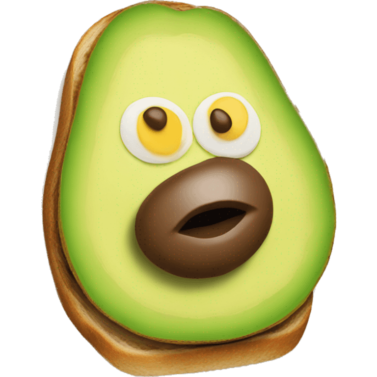 Avocado on toast emoji