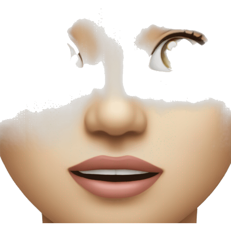 Visage sensuel emoji