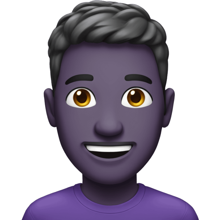 😀 in purple  emoji