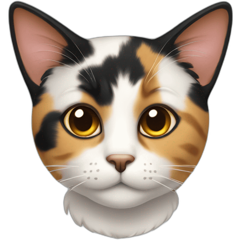 Calico cat emoji