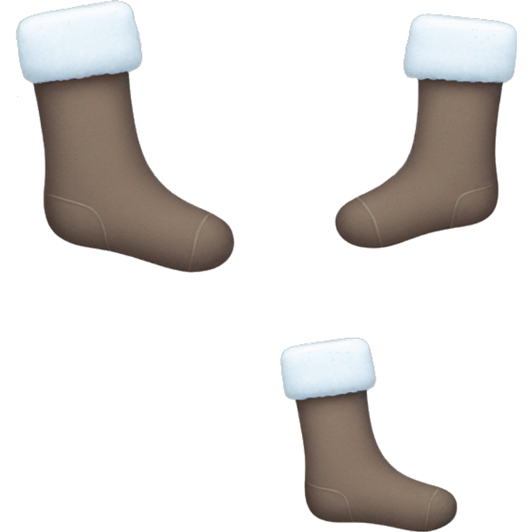 Winter socks emoji