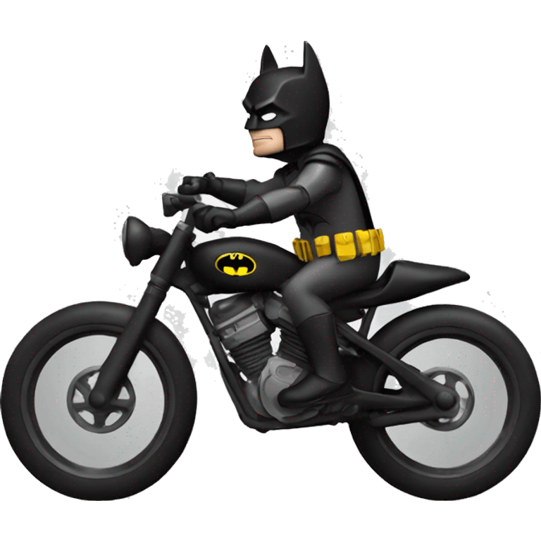 batman on a bike text emoji