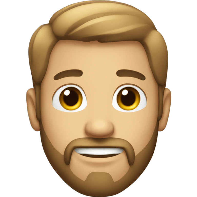 Handsome male, Small beard on the chin emoji