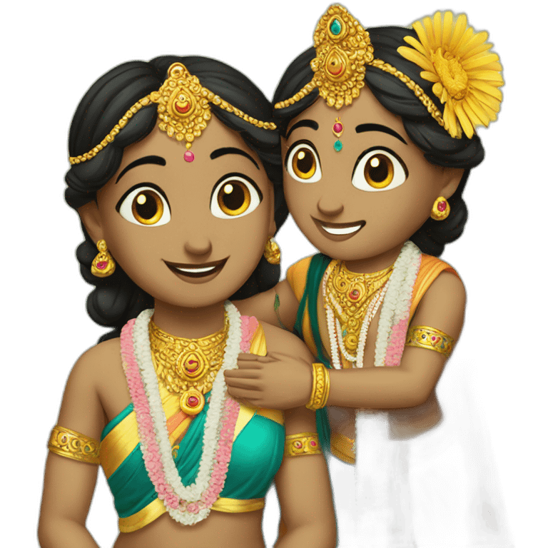 radha krishna emoji