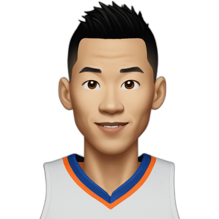 Jeremy Lin in a knicks uniform emoji