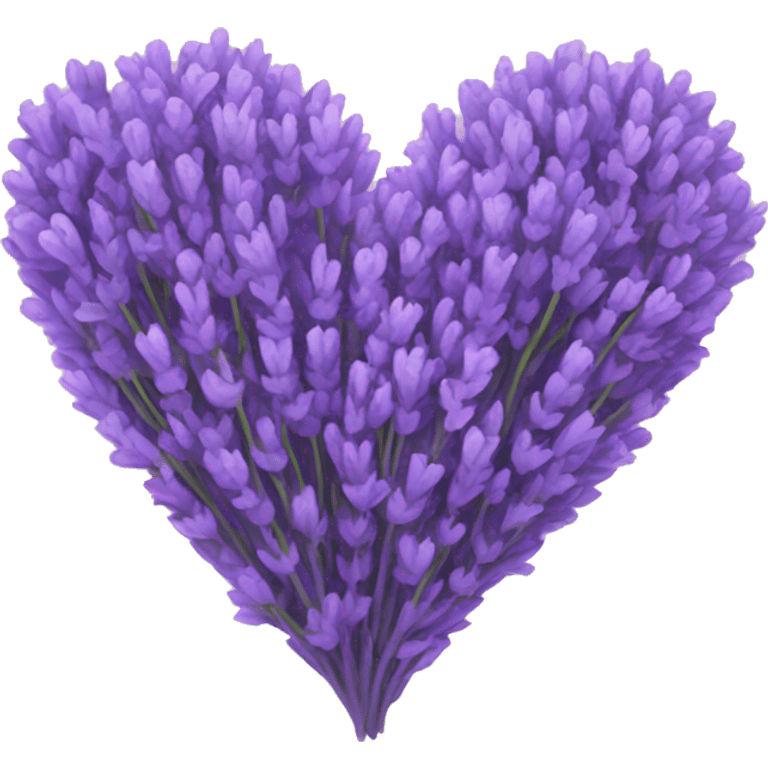 Lavender heart emoji