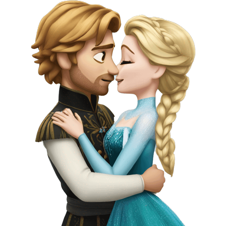 anna frozen kiss emoji