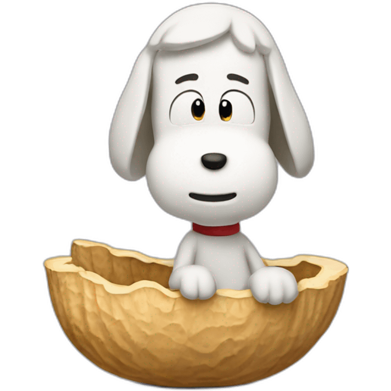 Peanuts in the shell emoji