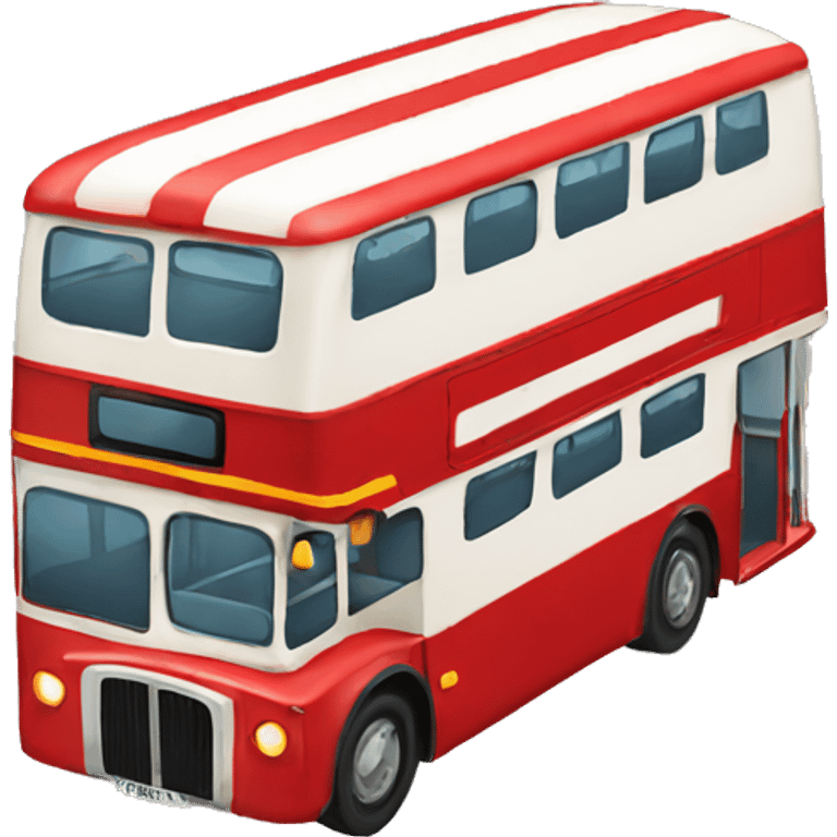 Double decker bus emoji