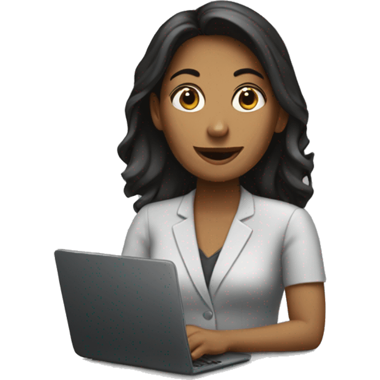 desk reception woman emoji