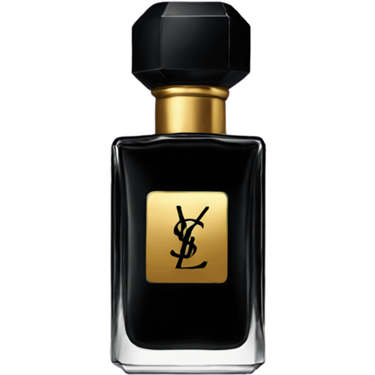 black ysl perfume emoji