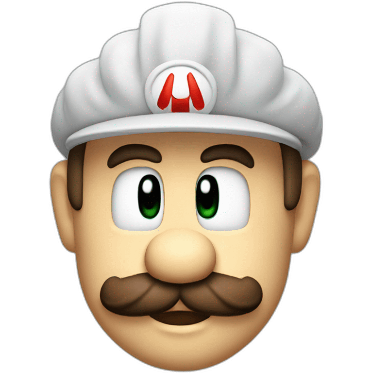 Mario head  emoji