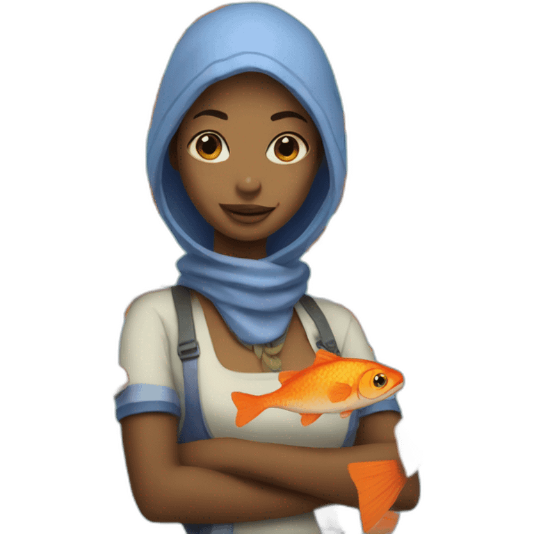 fishman girl emoji