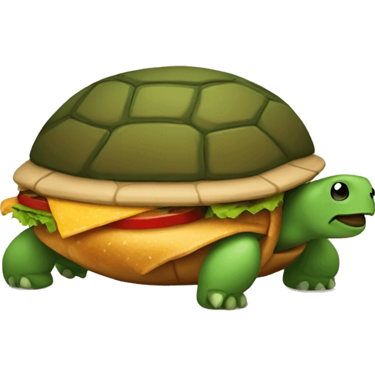 turtle hamburger emoji