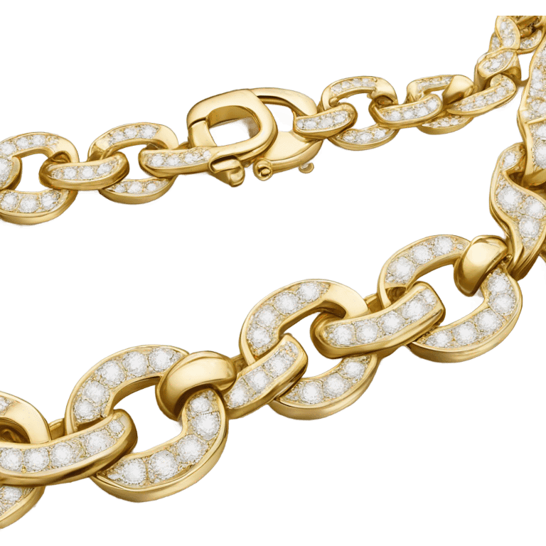 Vvs Diamond Cuban chain emoji