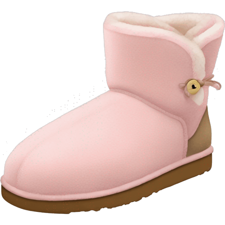 UGG slippers light pink  emoji