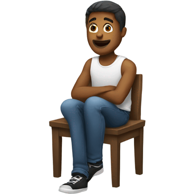 Guy sitting emoji