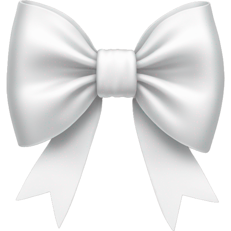 White bow and my  emoji