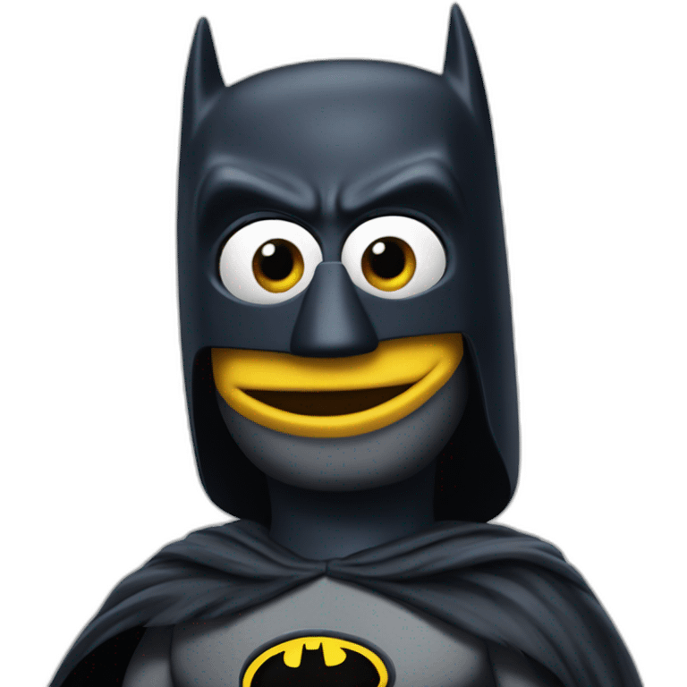 sesame street batman emoji