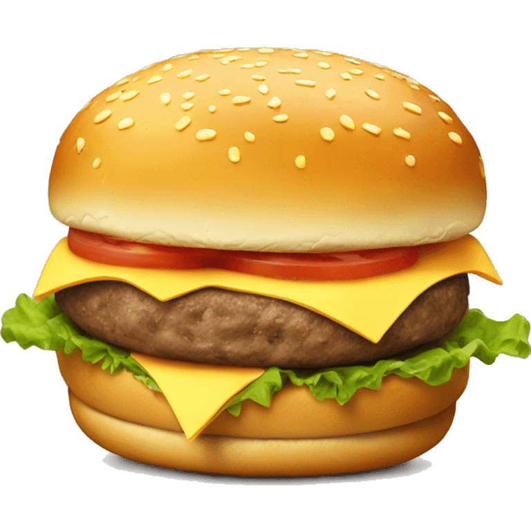 Cheese burger emoji