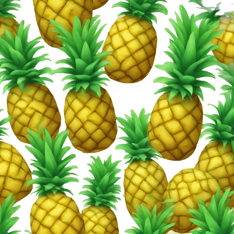 festive pineapple emoji