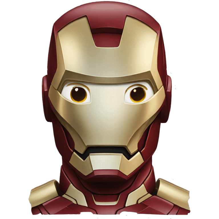 Iron man face emoji