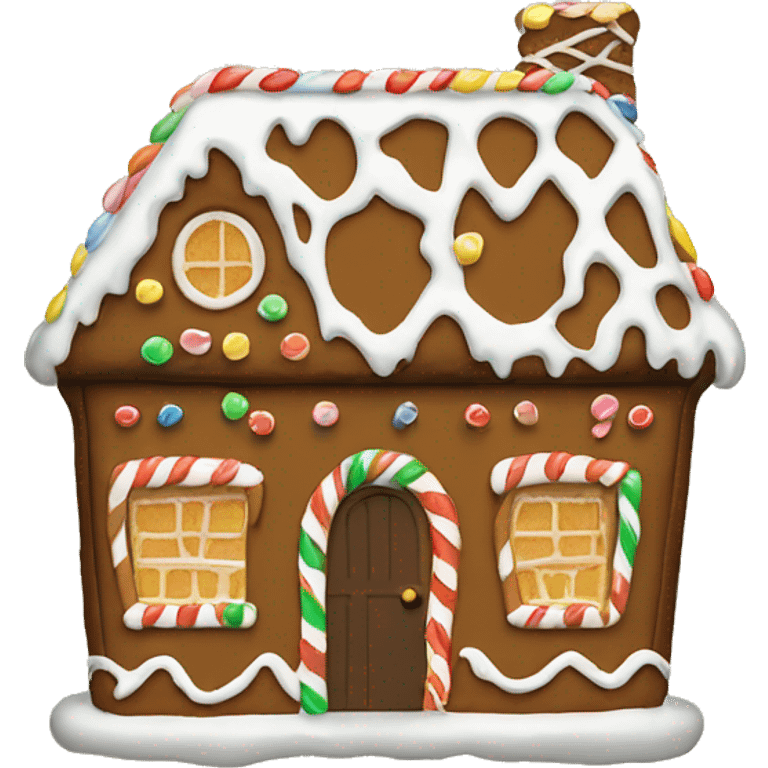 pint gingerbread house  emoji