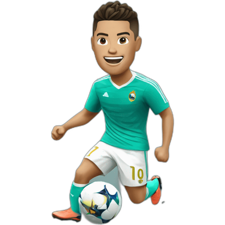 Ronaldo célébration emoji